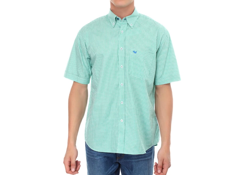 Camisa casual de algodón manga corta para hombre Camisa casual de algodón manga corta para hombre