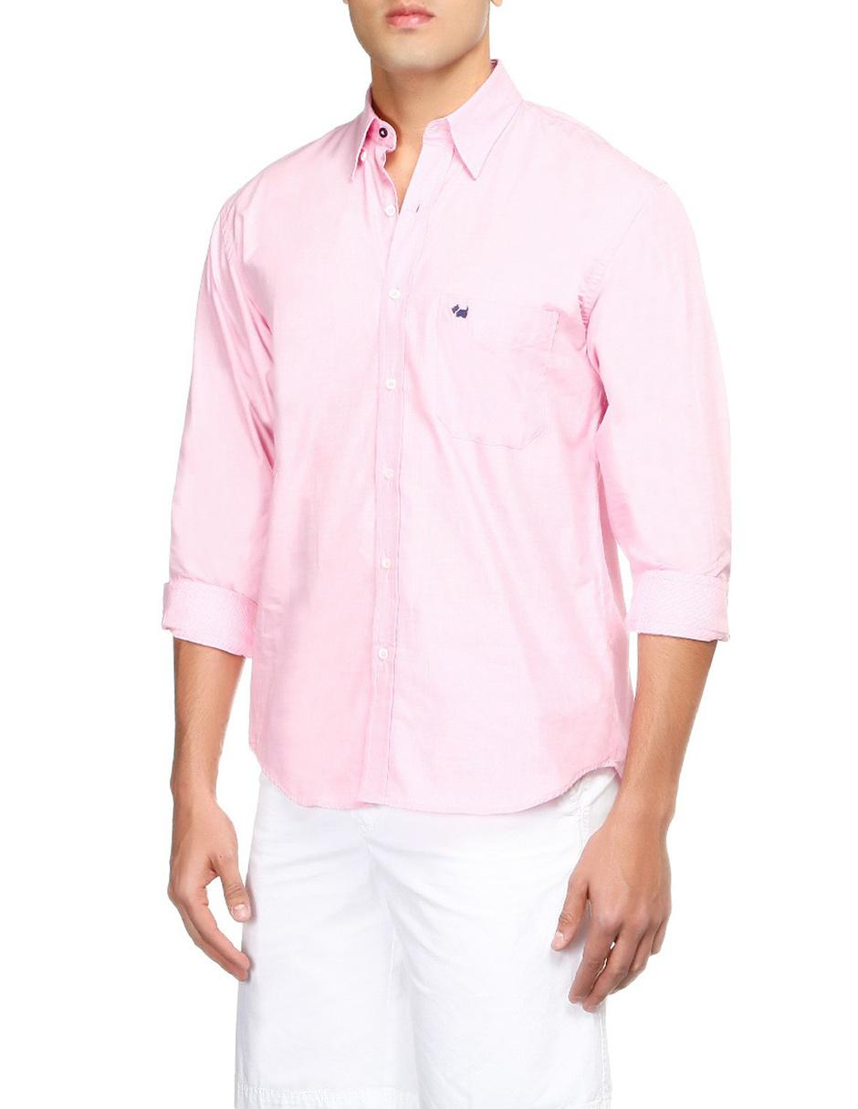 Camisa Casual De Algodón Manga Larga Para Hombre 3