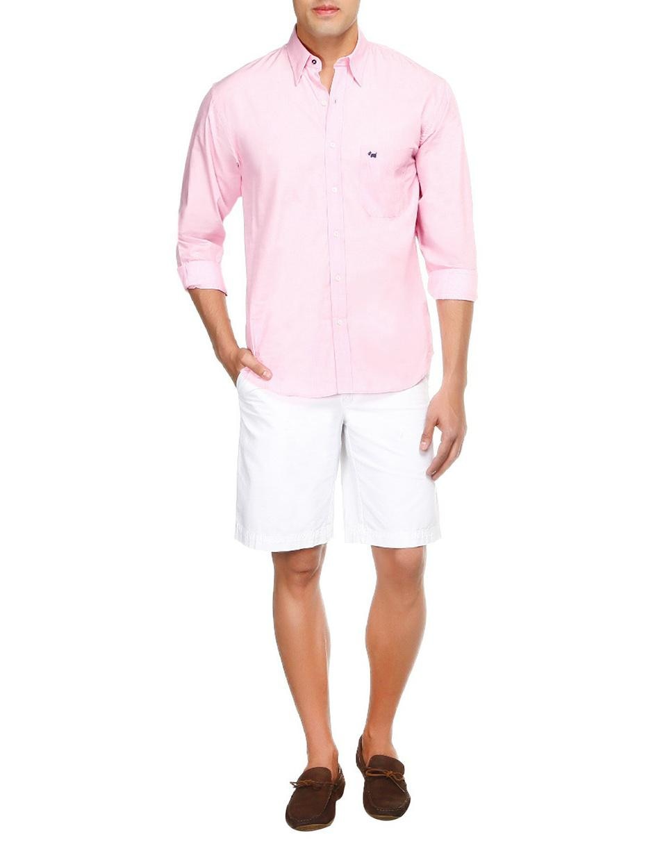 Camisa Casual De Algodón Manga Larga Para Hombre 5