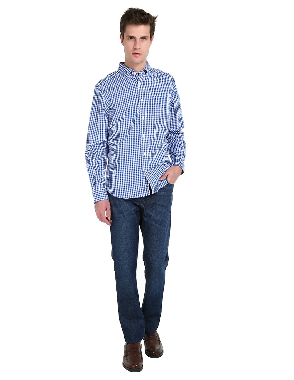Pantalón straight JBE de algodón para hombre