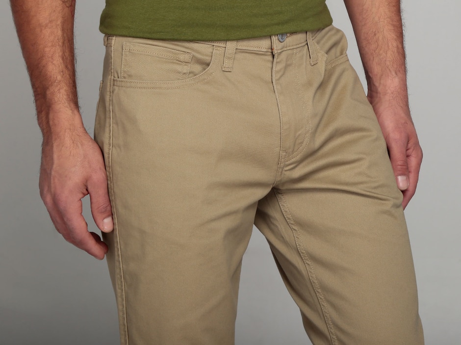 Pantalón casual recto de algodón para hombre 4