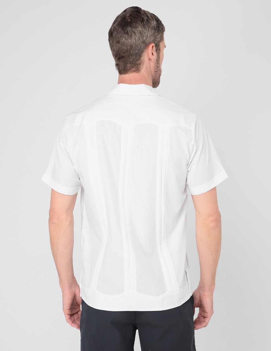 Guayabera manga corta Regent Street para hombre 2