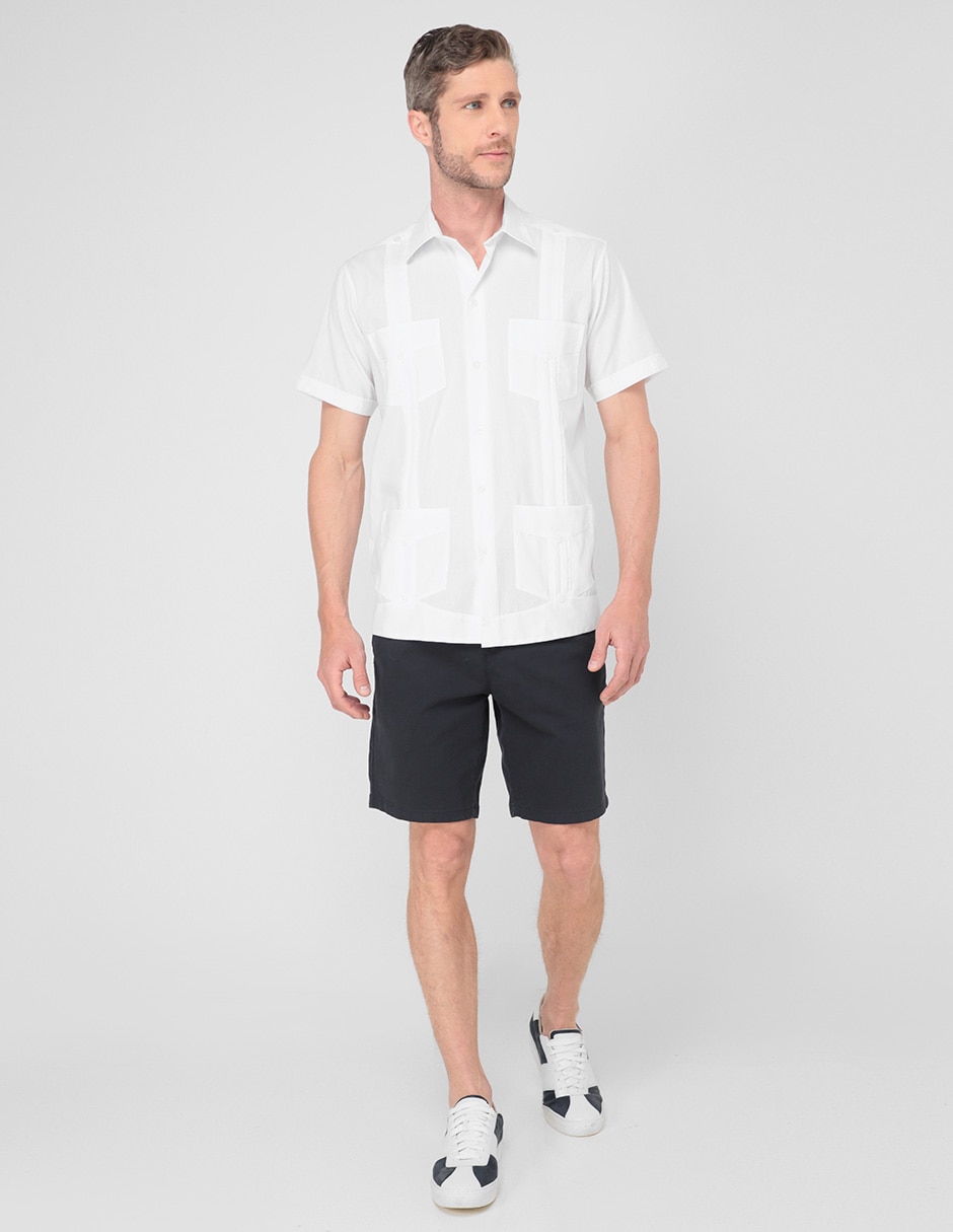 Guayabera manga corta Regent Street para hombre 3