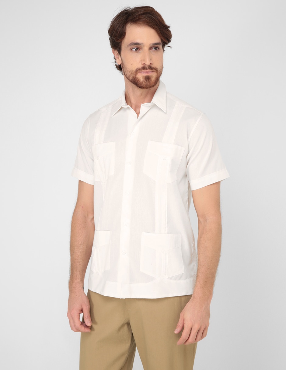 Guayabera manga corta Regent Street para hombre