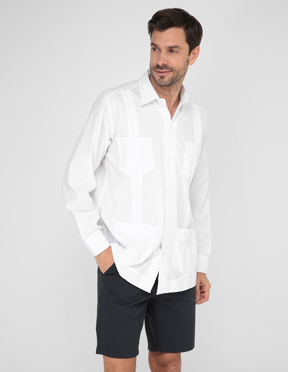 Guayabera manga larga Regent Street para hombre Guayabera manga larga Regent Street para hombre