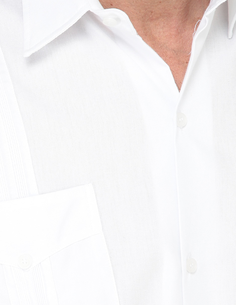Guayabera manga larga Regent Street para hombre