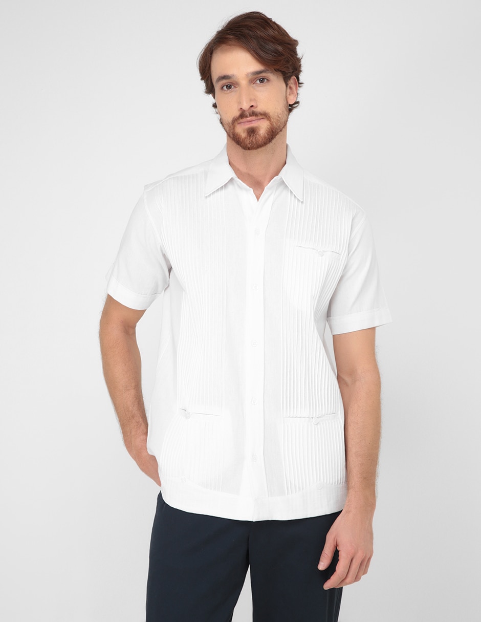 Guayabera manga corta Regent Street para hombre