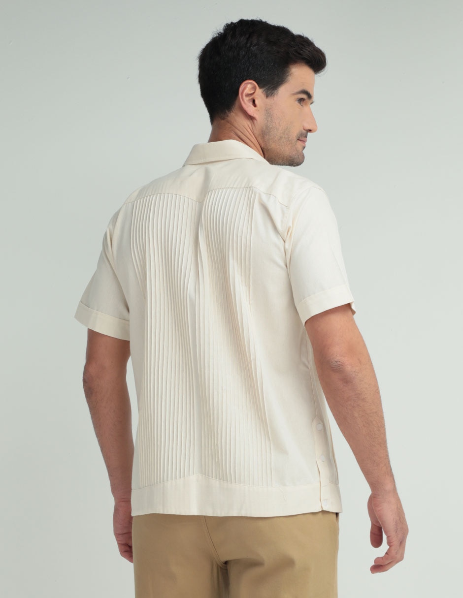 Guayabera manga corta Regent Street para hombre