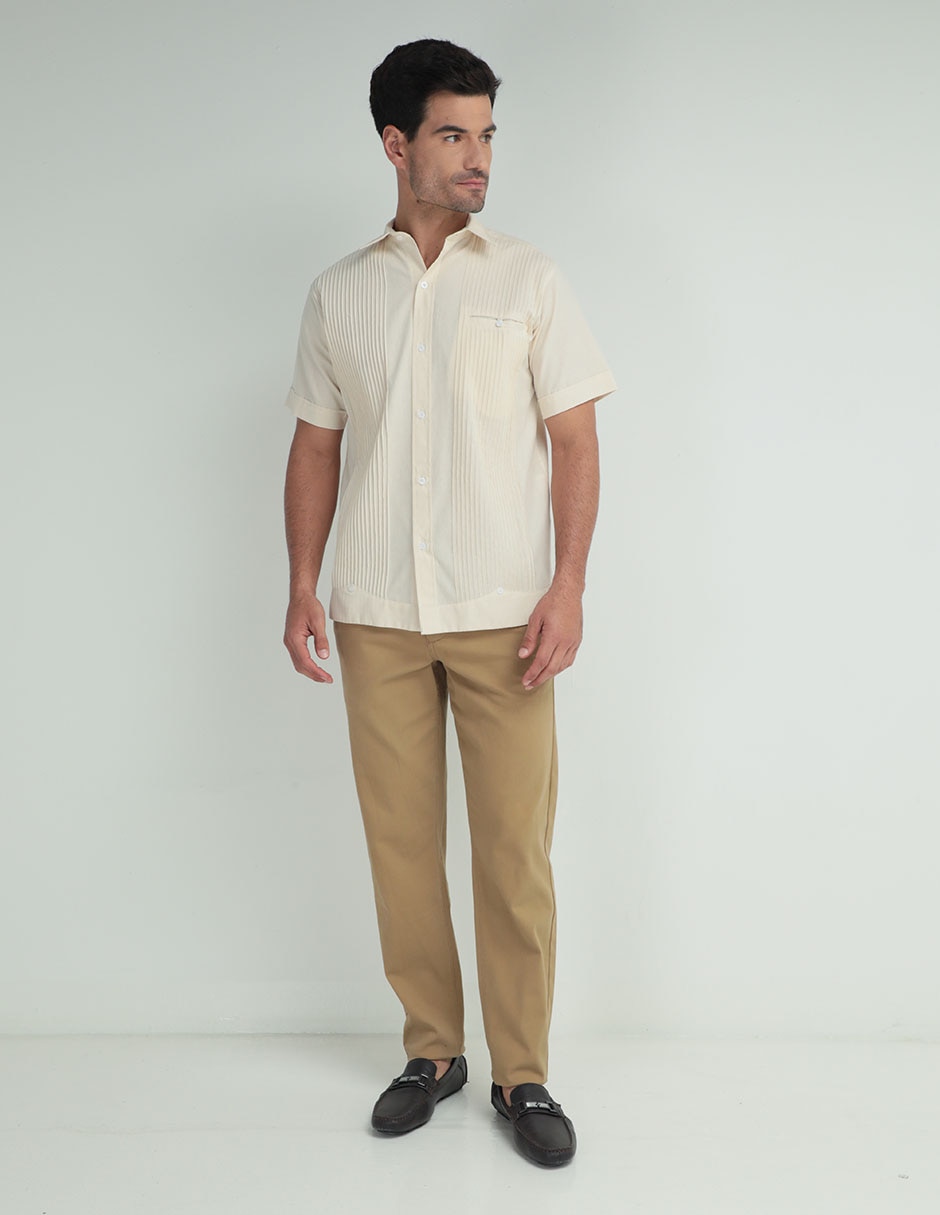 Guayabera manga corta Regent Street para hombre