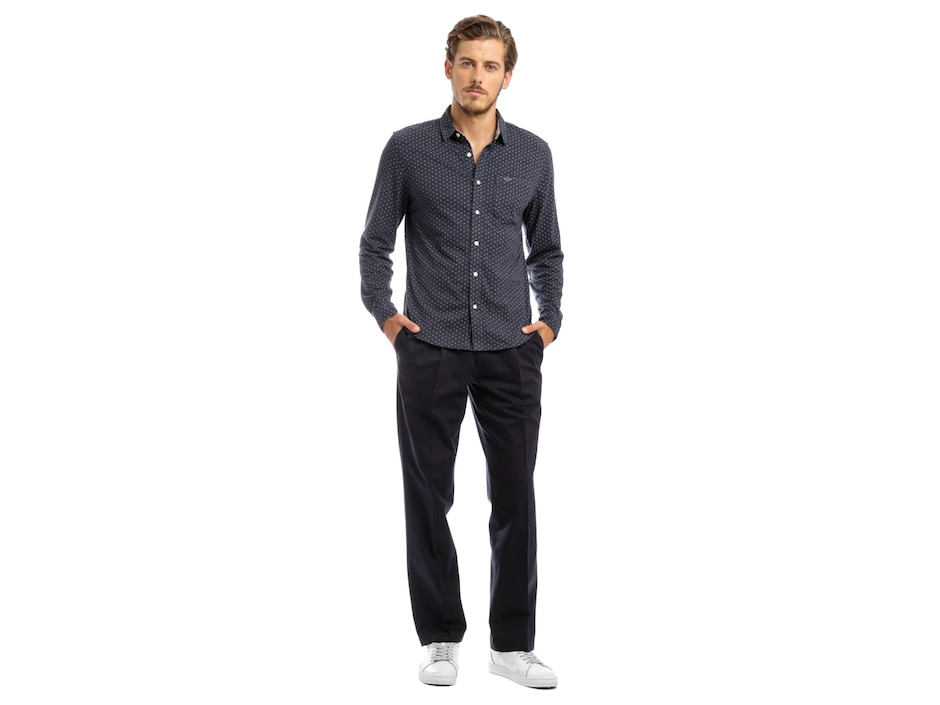 Pantalón de vestir recto Dockers de algodón para hombre