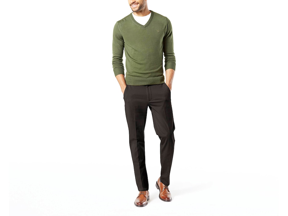 Pantalón slim de algodón para hombre 4