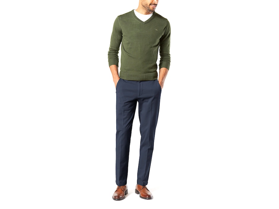 Pantalón slim de algodón para hombre 7