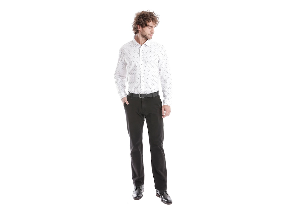 Pantalón chino recto para hombre