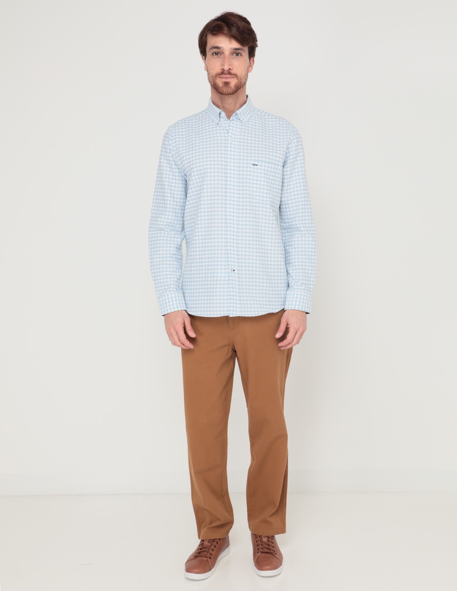 Pantalón straight de algodón para hombre 3