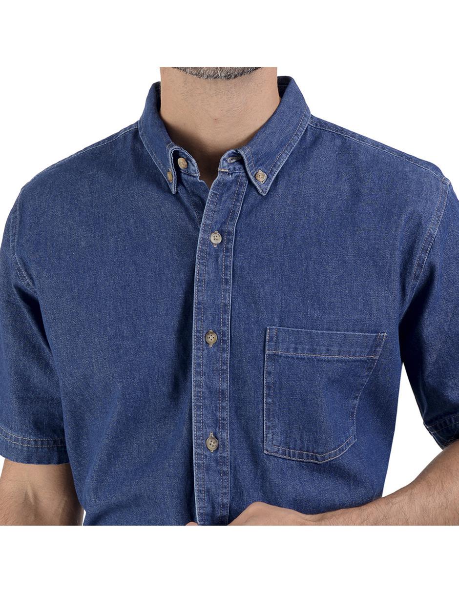 Camisa casual de algodón manga corta para hombre 2