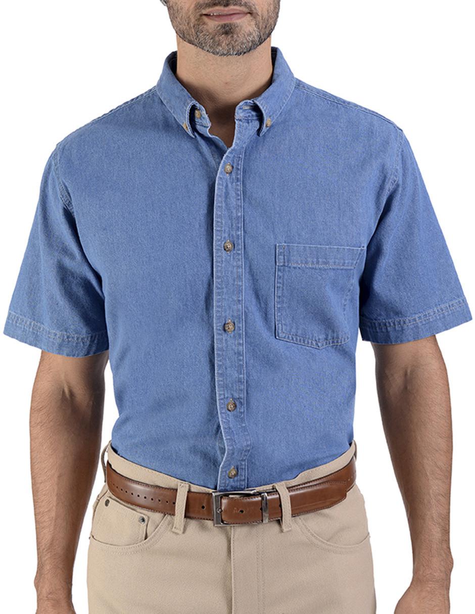 Camisa casual de algodón manga corta para hombre Camisa casual de algodón manga corta para hombre