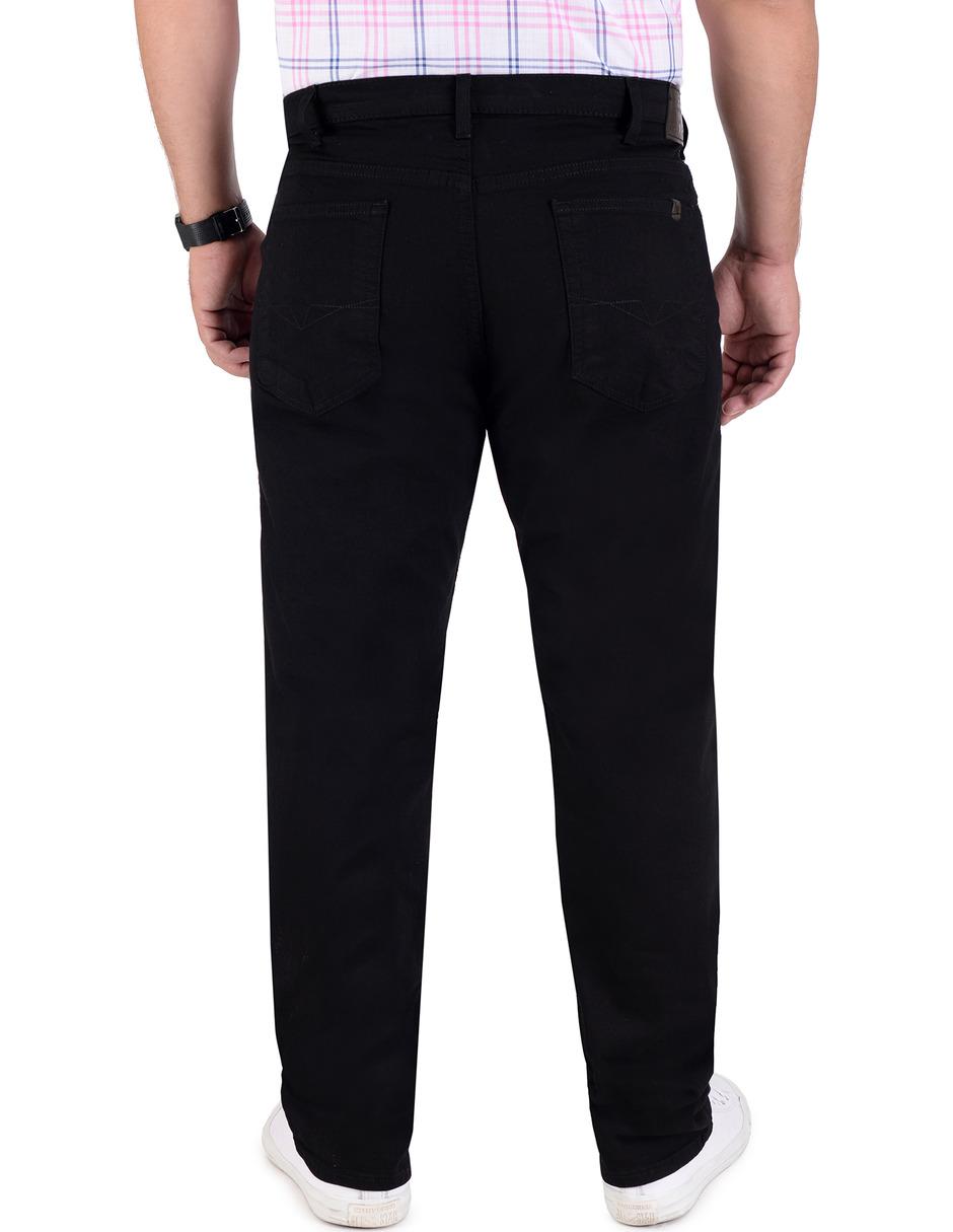 Jeans straight lavado obscuro para hombre 3