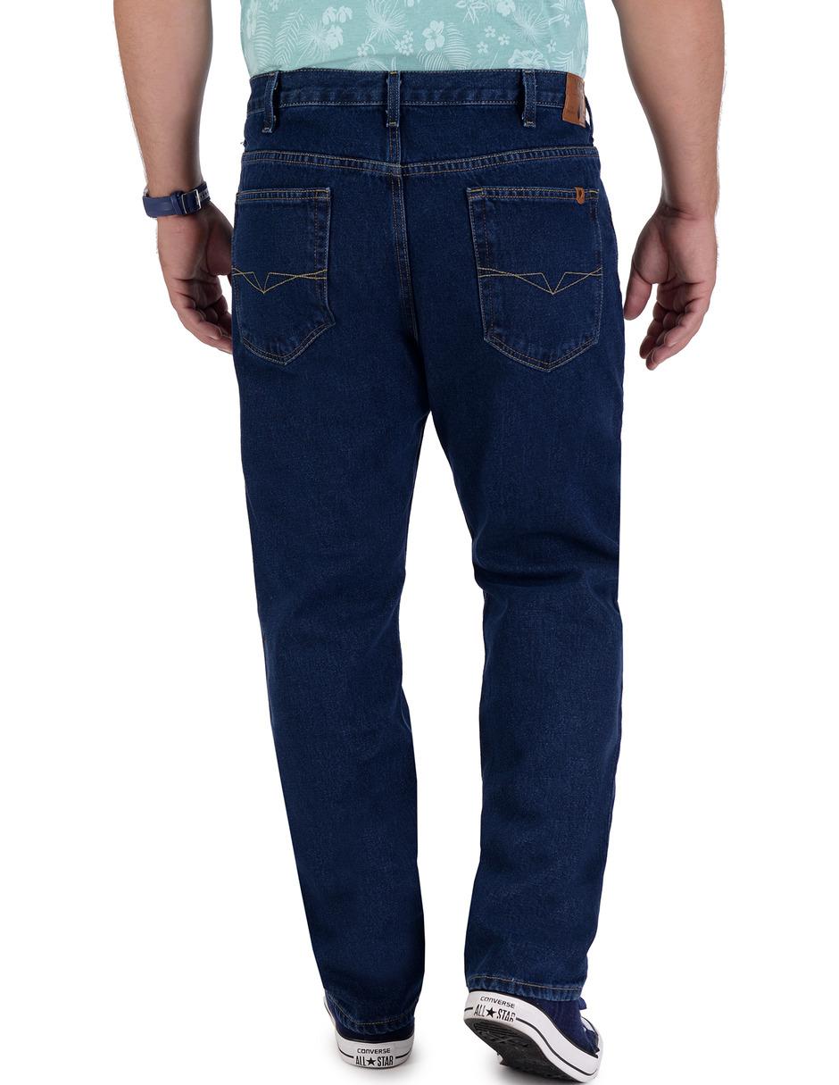 Jeans straight Yale lavado obscuro para hombre
