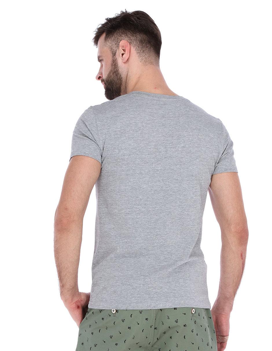Playera cuello V para hombre