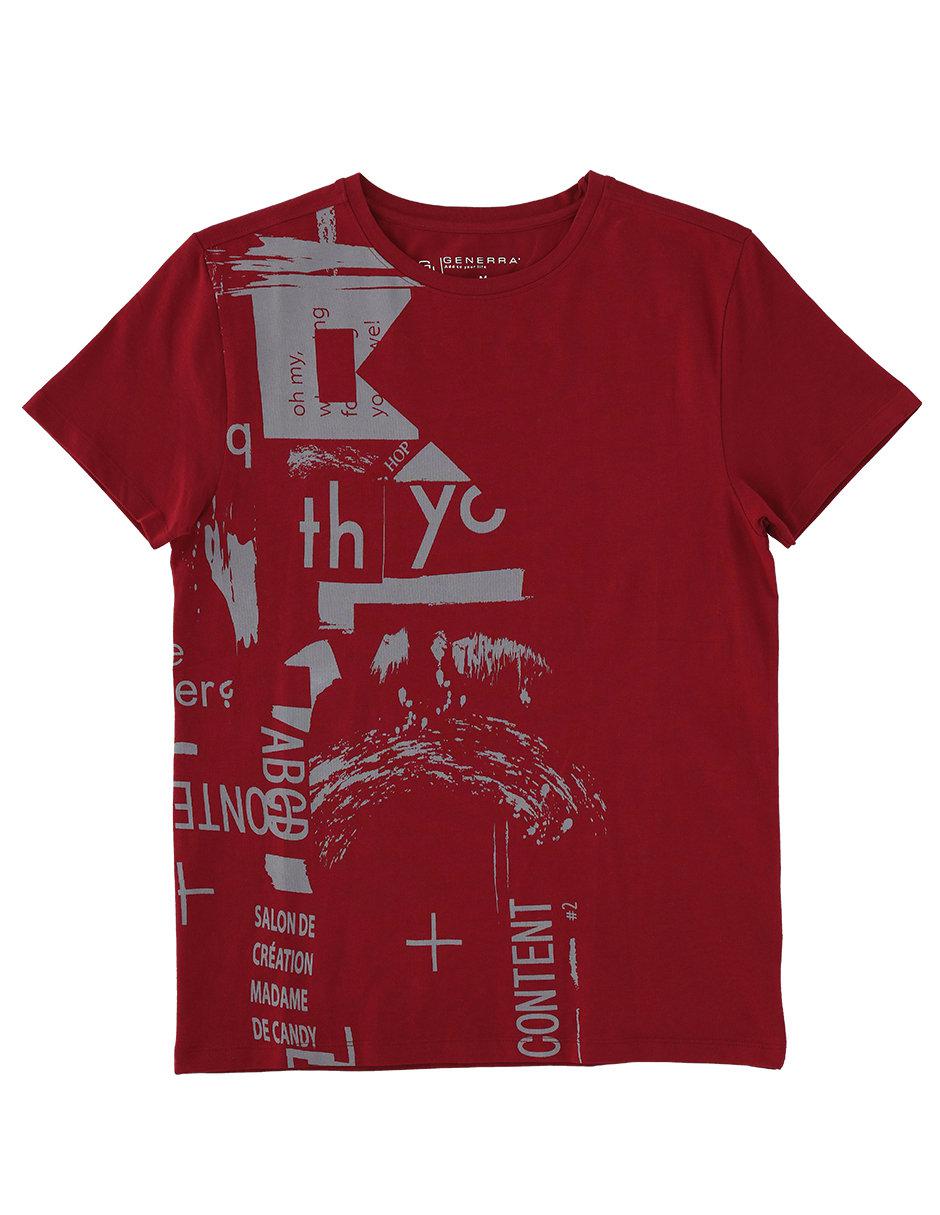 Playera cuello redondo para hombre