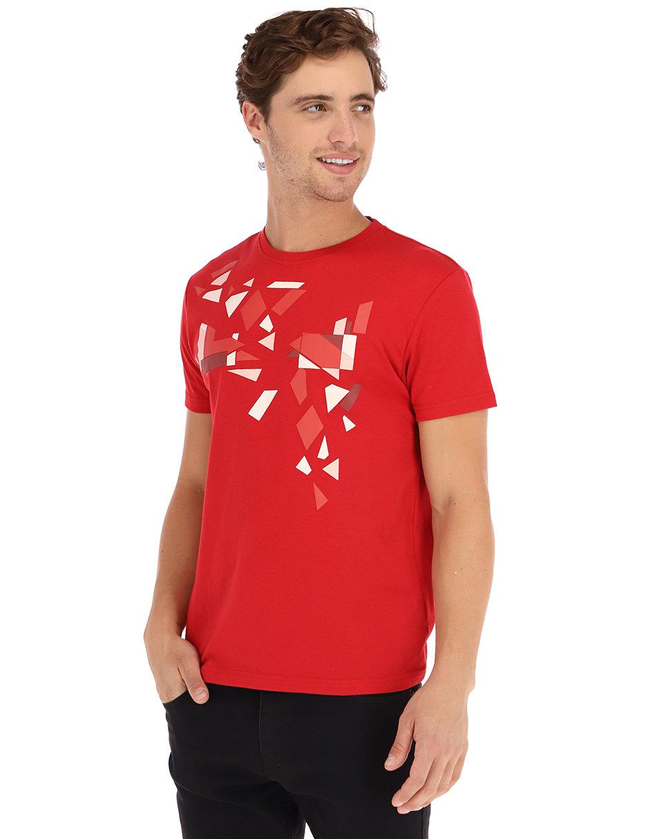 Playera cuello redondo para hombre