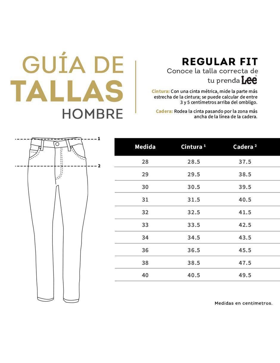 Jeans straight Lee para hombre