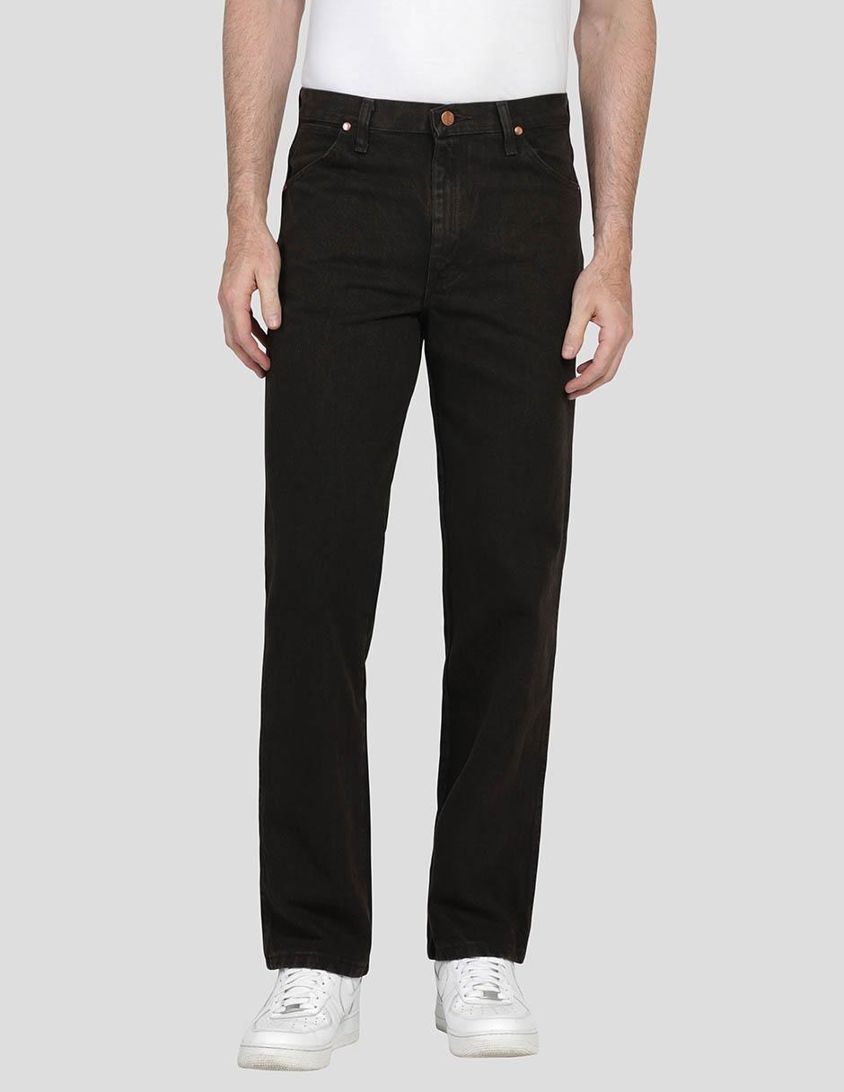 Jeans slim Wrangler lavado obscuro para hombre