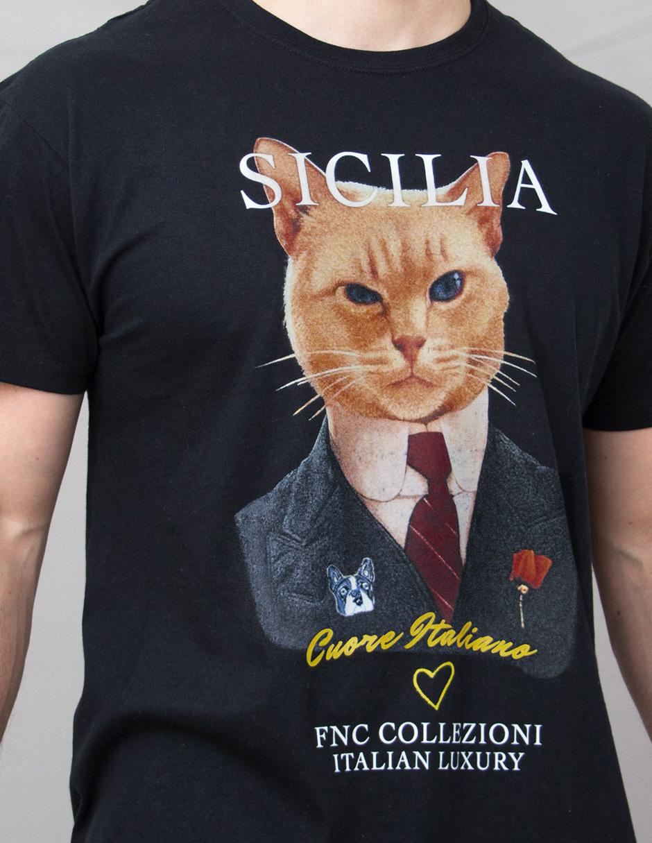 Playera cuello redondo para hombre