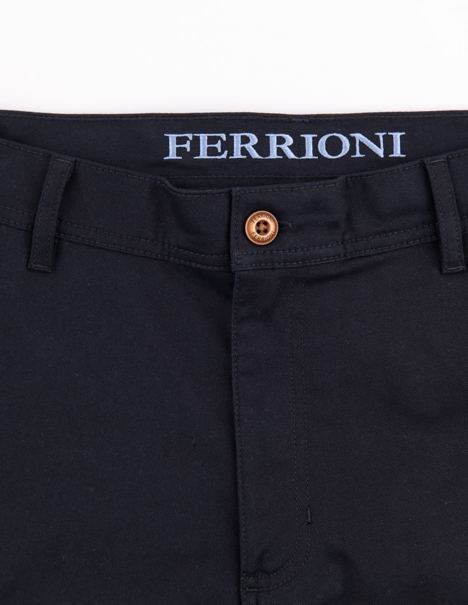 Pantalón chino recto de algodón para hombre 2