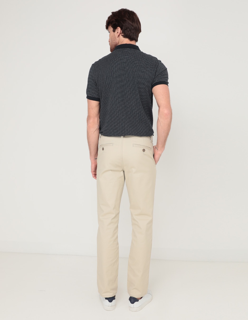 Pantalón slim de algodón para hombre 4