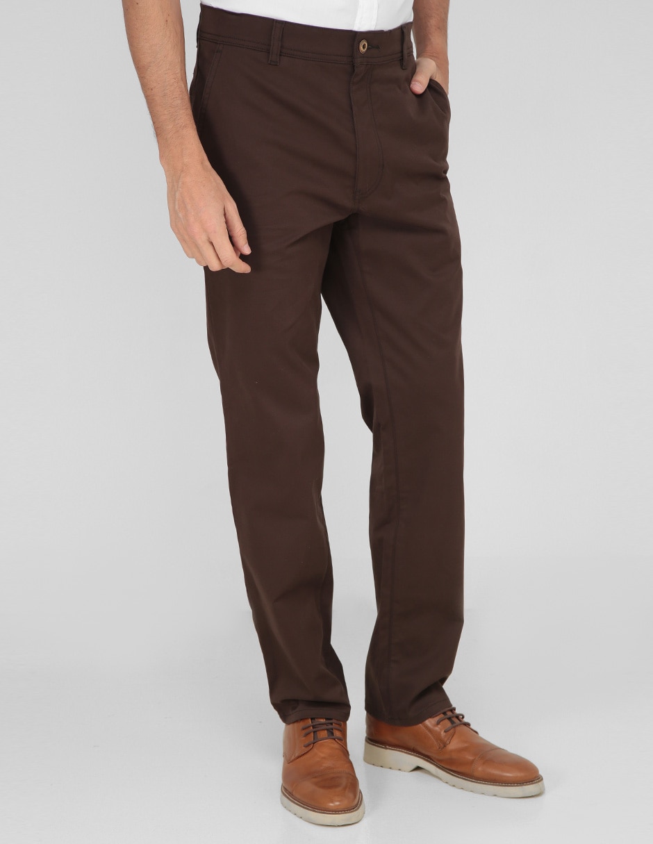 Pantalón recto de algodón para hombre Pantalón recto de algodón para hombre