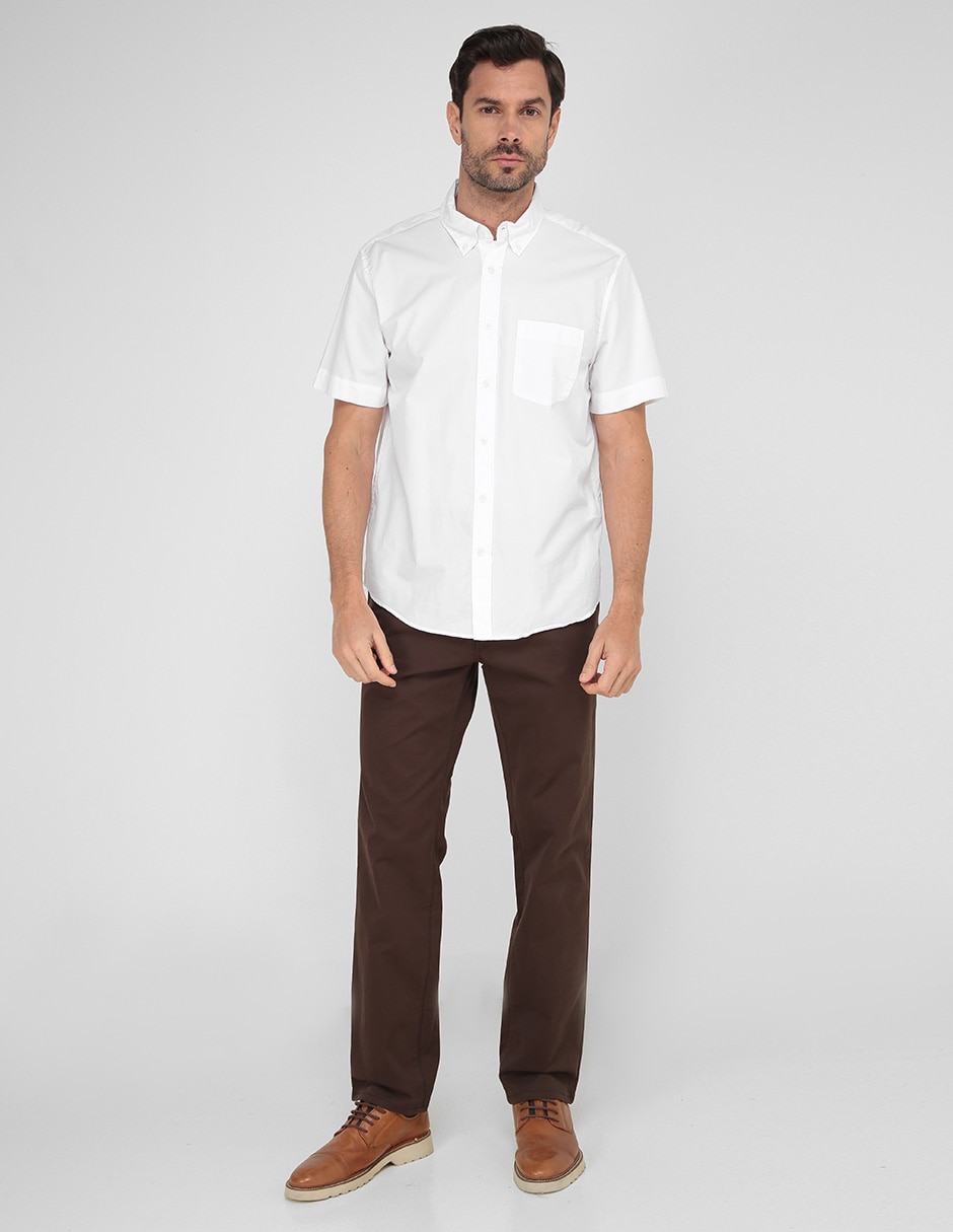Pantalón recto de algodón para hombre 3