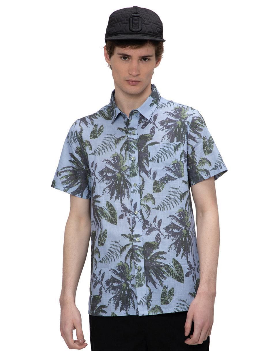 Camisa casual manga corta para hombre 1