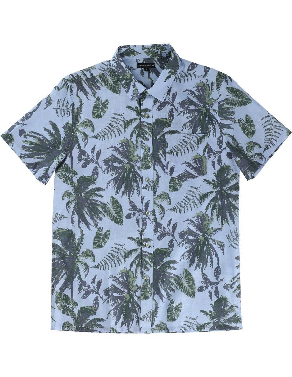 Camisa casual manga corta para hombre 5