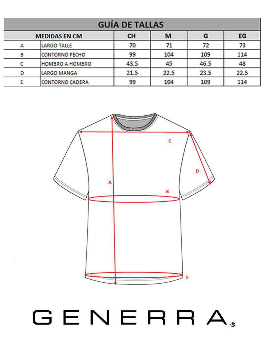 Playera cuello redondo para hombre 6