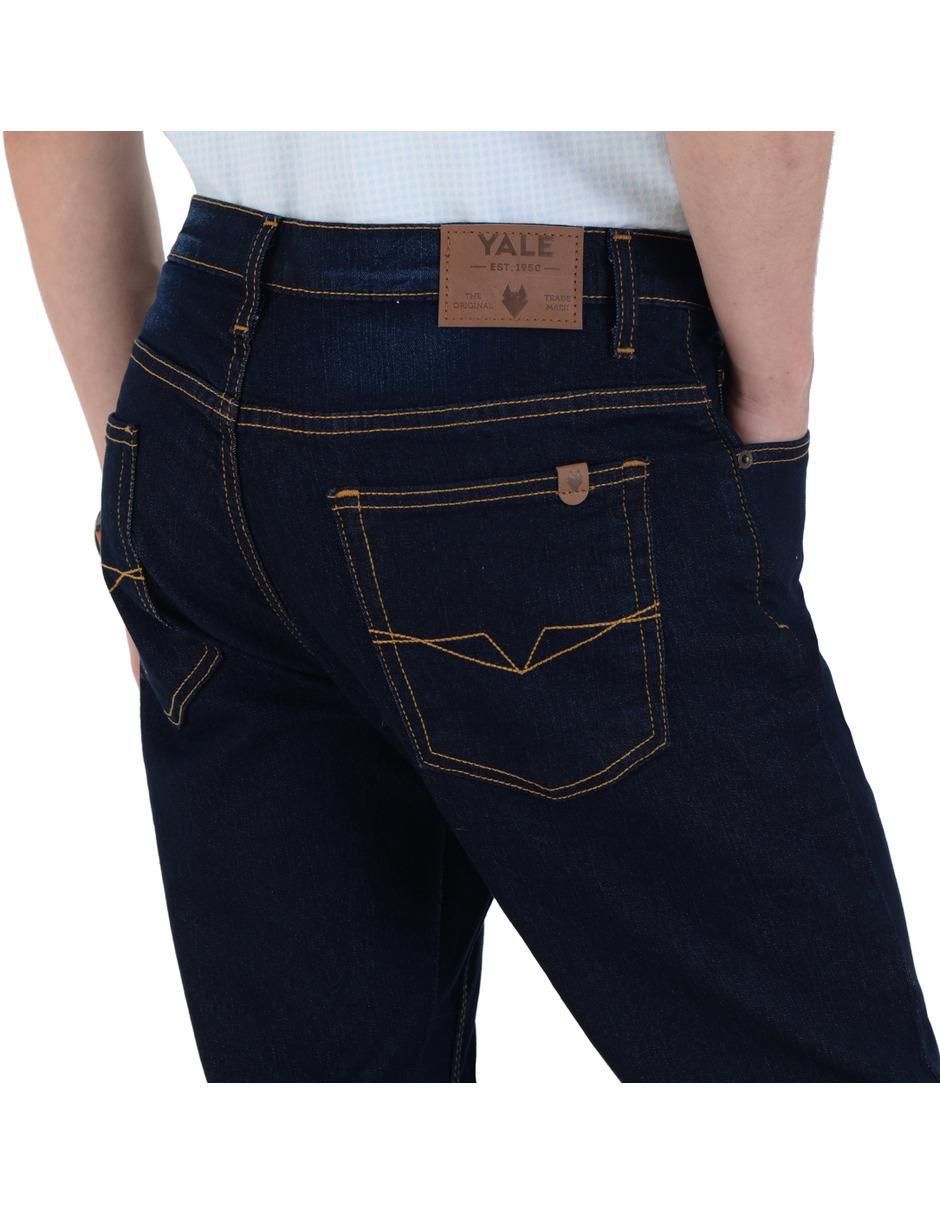 Jeans slim lavado stone wash para hombre 7