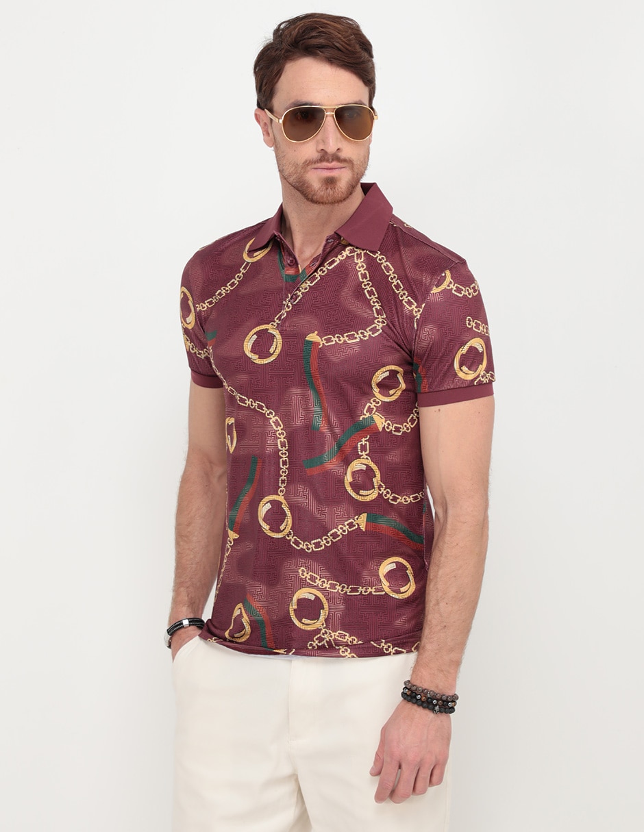 Playera cuello polo para hombre