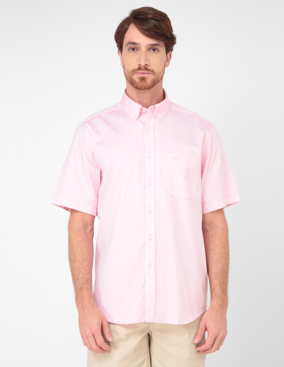 Camisa casual de algodón manga corta para hombre Camisa casual de algodón manga corta para hombre