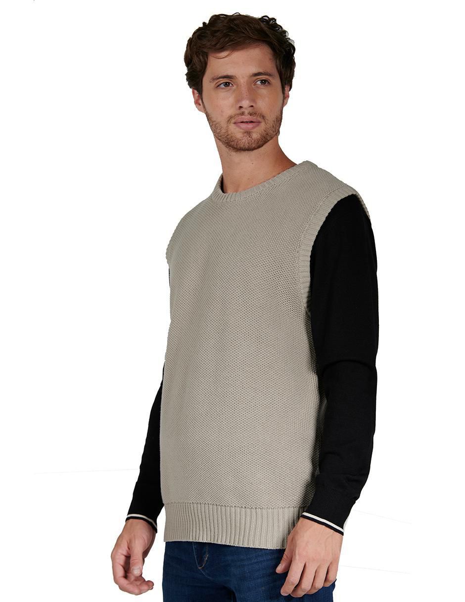Chaleco tejido para hombre 4