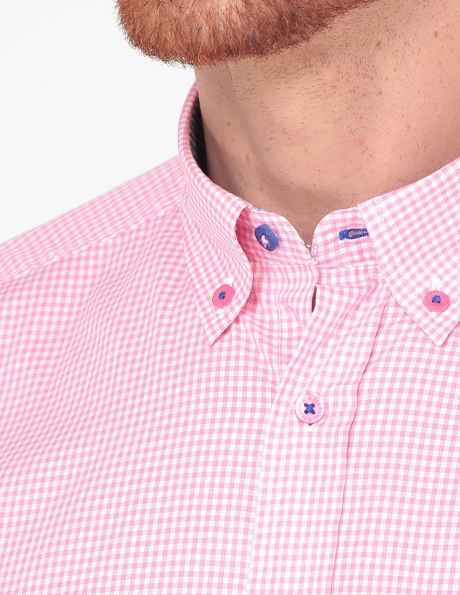Camisa casual de algodón manga larga para hombre 4