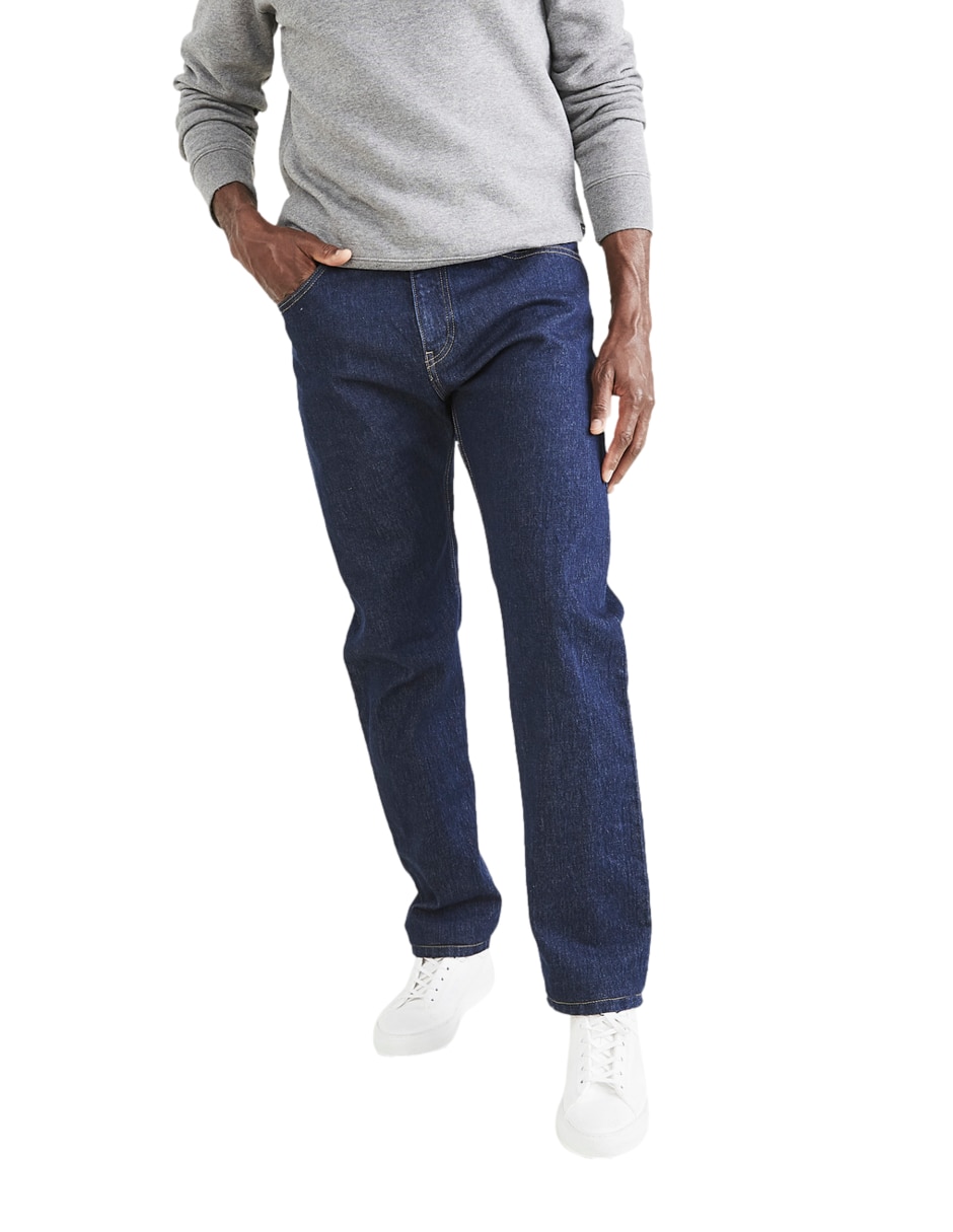 Jeans straight Dockers lavado obscuro para hombre