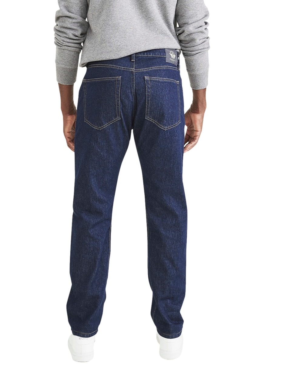 Jeans straight Dockers lavado obscuro para hombre