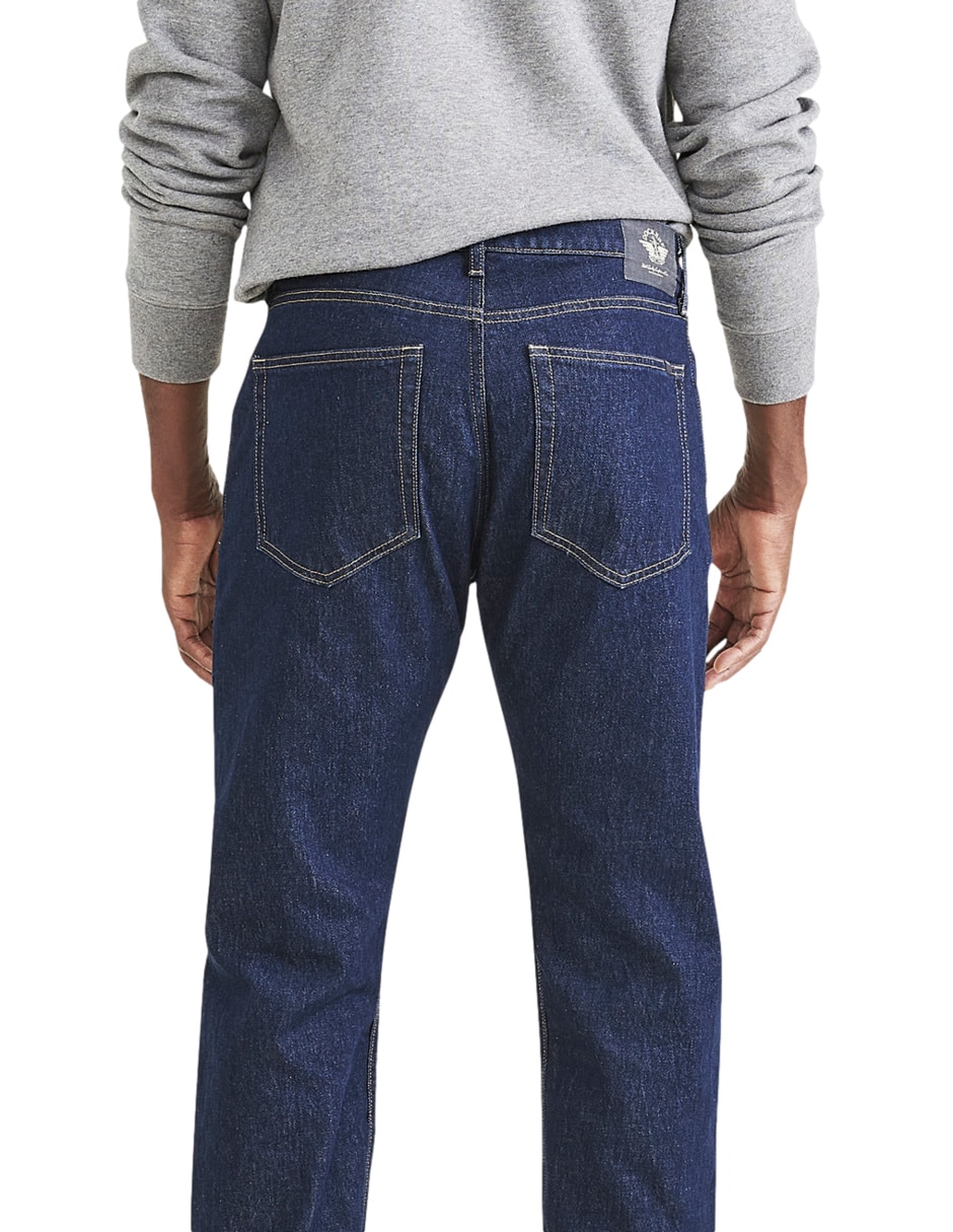 Jeans straight Dockers lavado obscuro para hombre