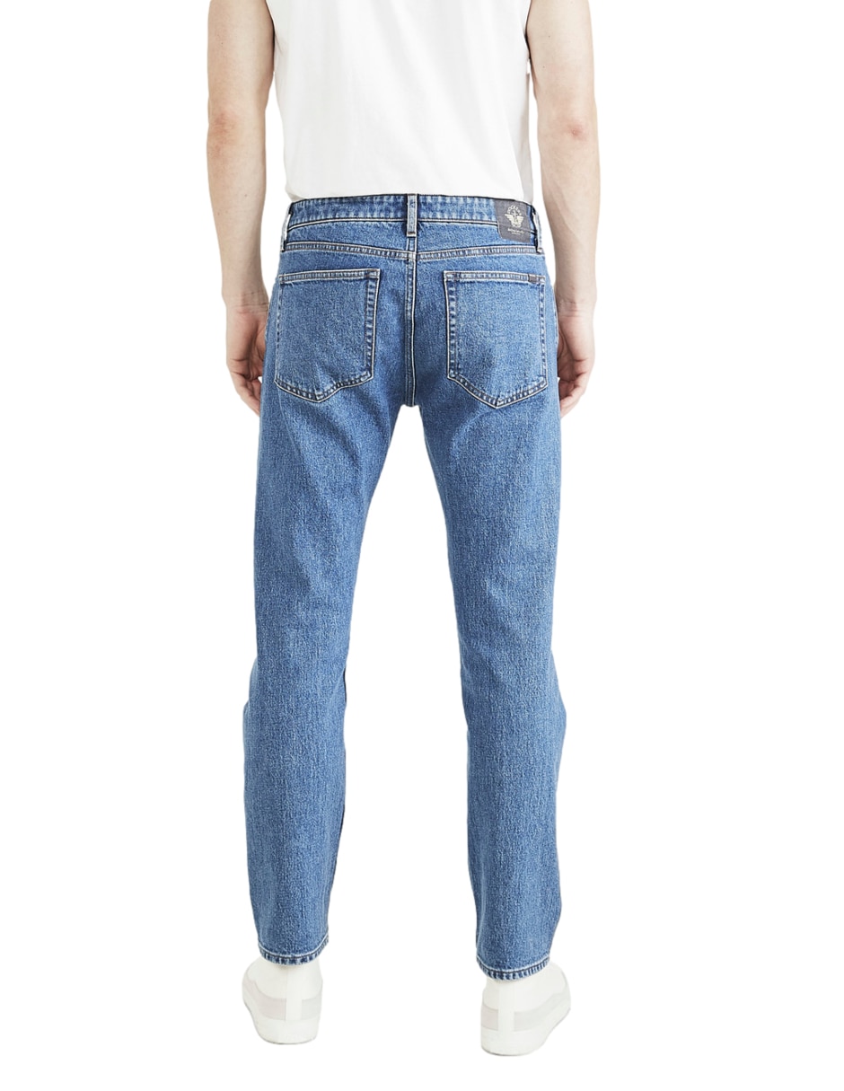 Jeans slim lavado rinse para hombre 6