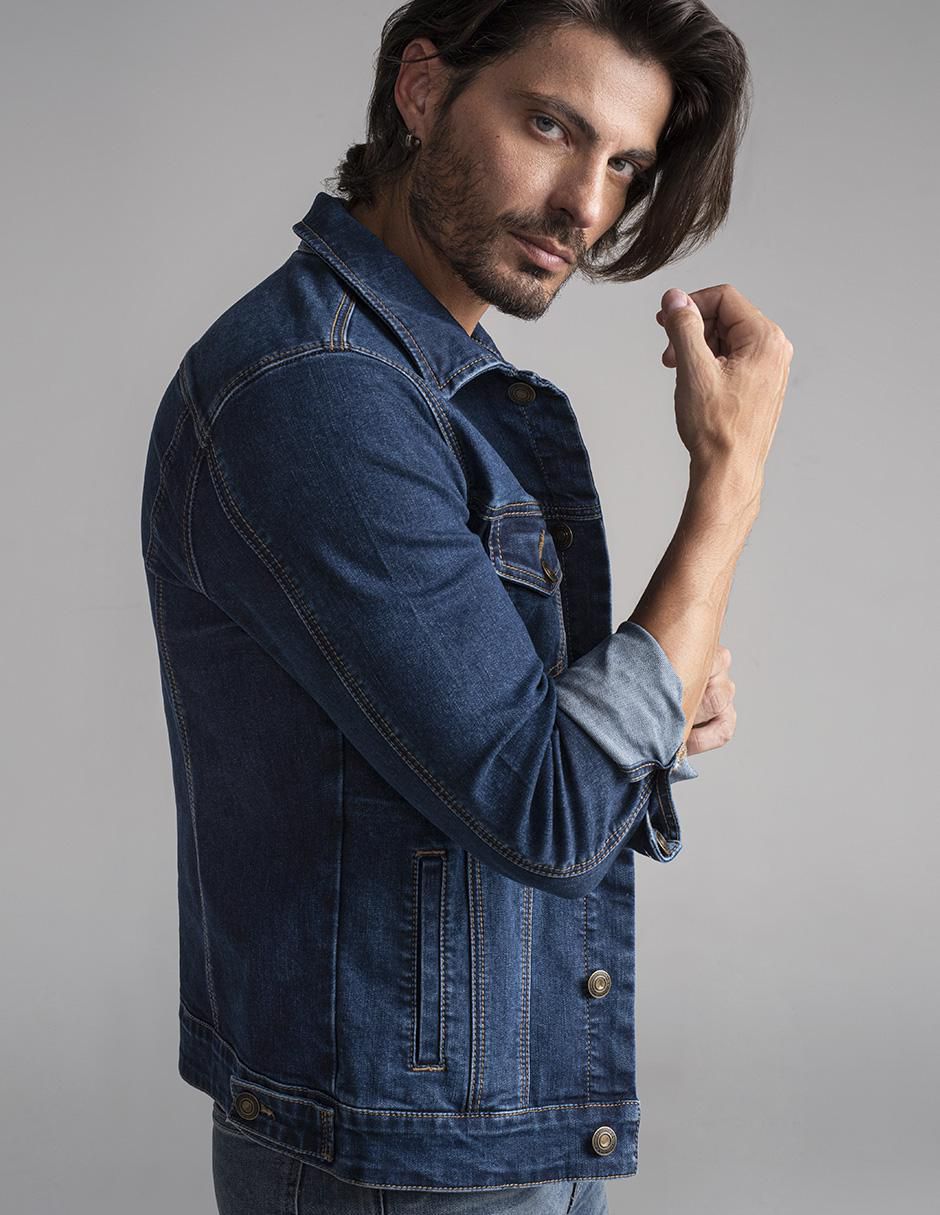 Chamarra casual Seven Jeans de mezclilla para hombre