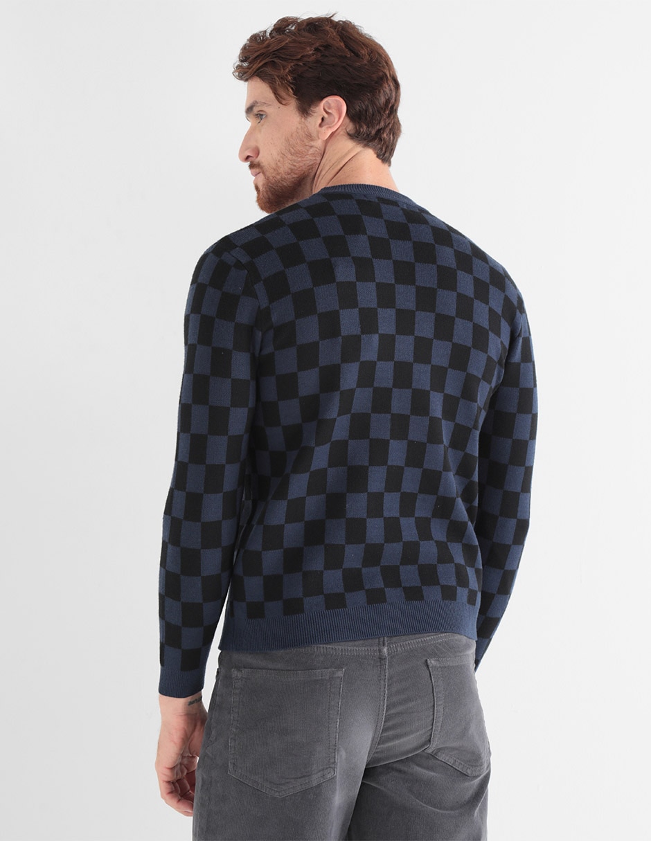 Sueter Moderno cuello redondo para hombre