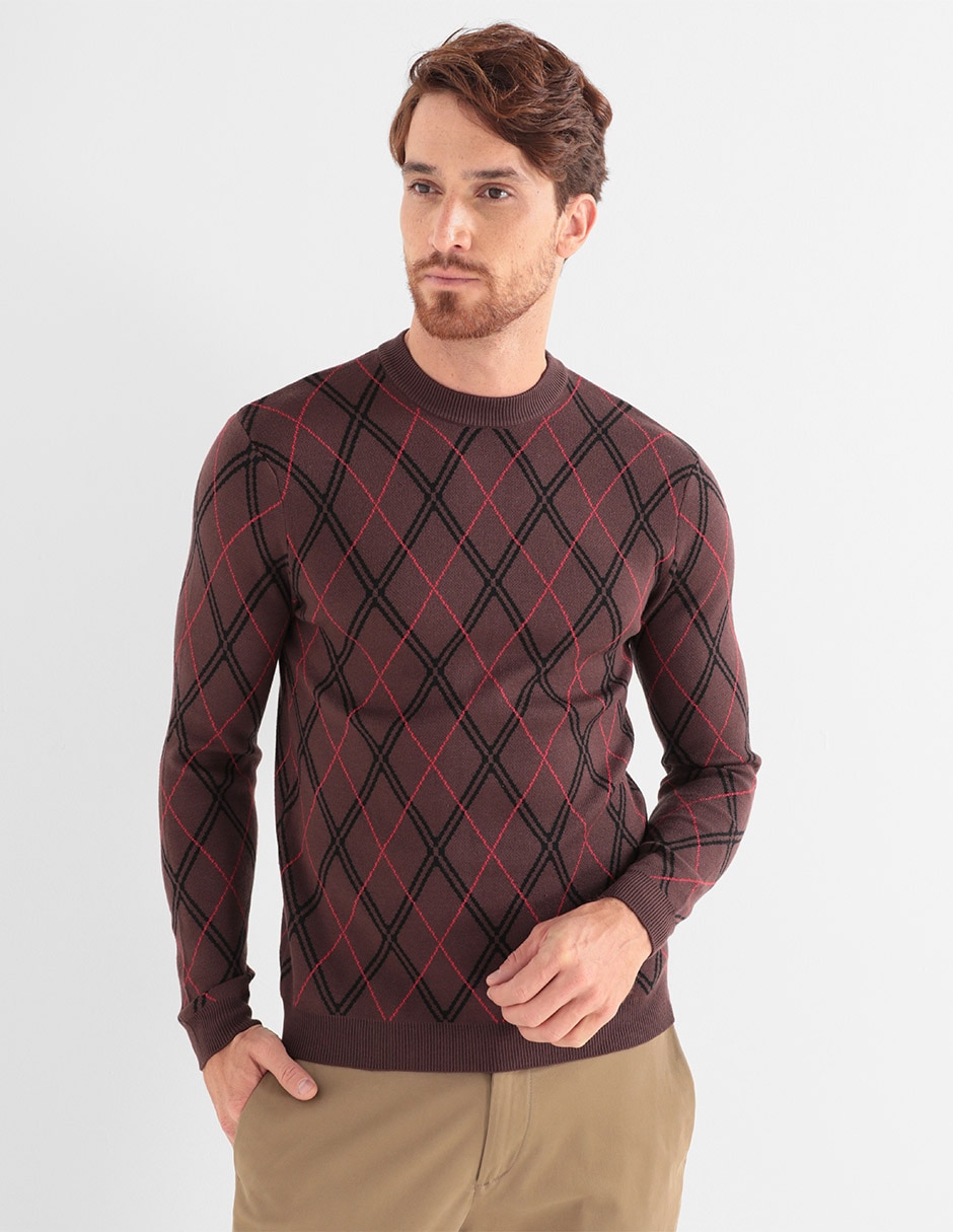Suéter cuello redondo para hombre Suéter cuello redondo para hombre