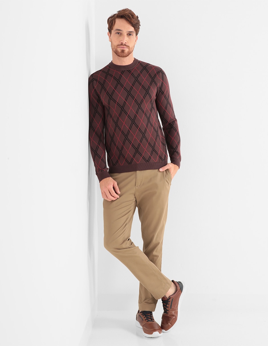 Suéter cuello redondo para hombre 4