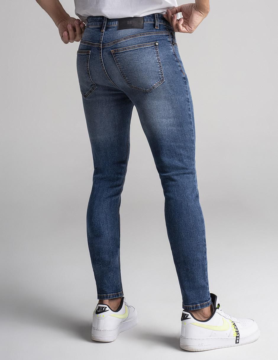 Jeans super skinny Seven Jeans deslavado para hombre