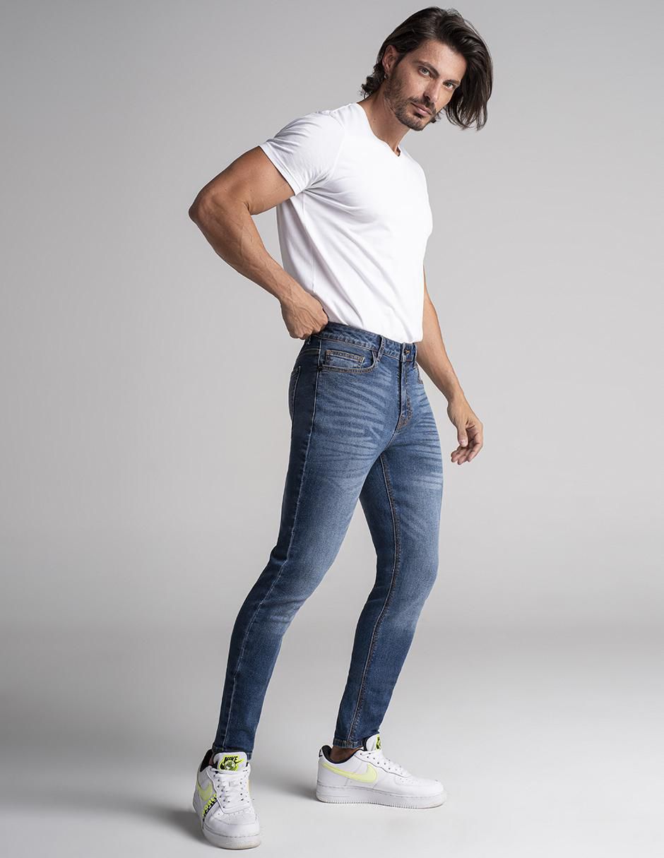 Jeans super skinny Seven Jeans deslavado para hombre